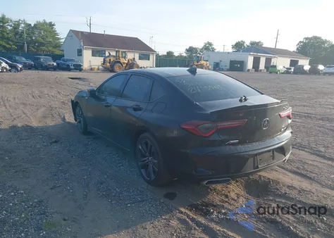 2023 Acura Tlx A-Spec Package из США, поврежденный, VIN 19UUB6F50PA004332